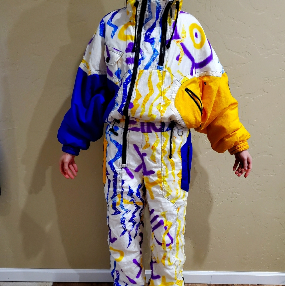 Les 3 Switzerland Multi Color Ski Suit